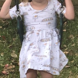 Who Dat dress. Toddler